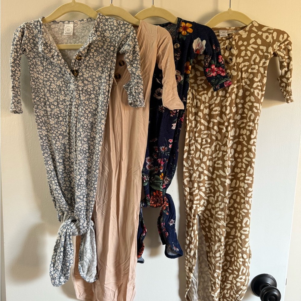 Lou Lou & Co Knotted Newborn Gown Bundle